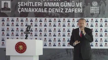 Cumhurbaşkanı Erdoğan: Mesajınızı aldık, biz buradayız Çanakkale'deyiz