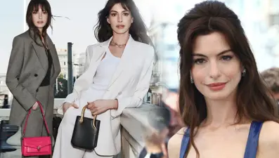 Oscar'lı oyuncu Anne Hathaway'den sonbahar aksesuar trendleri