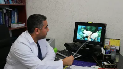 Diyarbakır'da cerrahın laparoskopi yöntemi literatüre girdi
