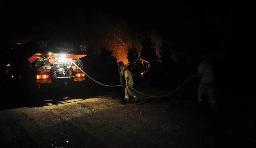 Alevler köyü yuttu 14