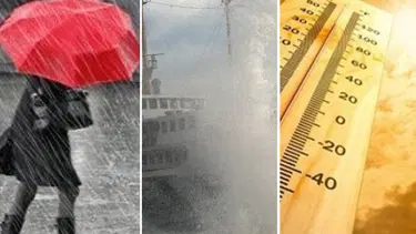 Kuvvetli yağış, lodos fırtınası, sıcaklık artışı!