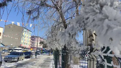 Ardahan buz kesti: Hava sıcaklığı sıfırın altında 32 dereceyedüştü