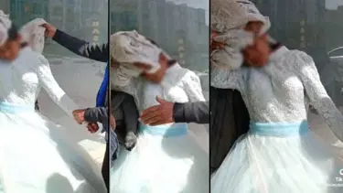 Gelinlik giyen erkek çocuğuna ait videoya inceleme