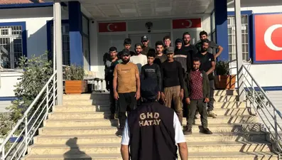 Hatay'da düzensiz göçmenler yakalandı