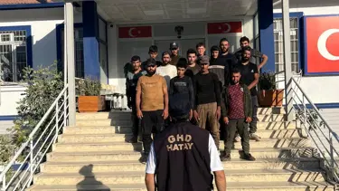 Hatay'da düzensiz göçmenler yakalandı