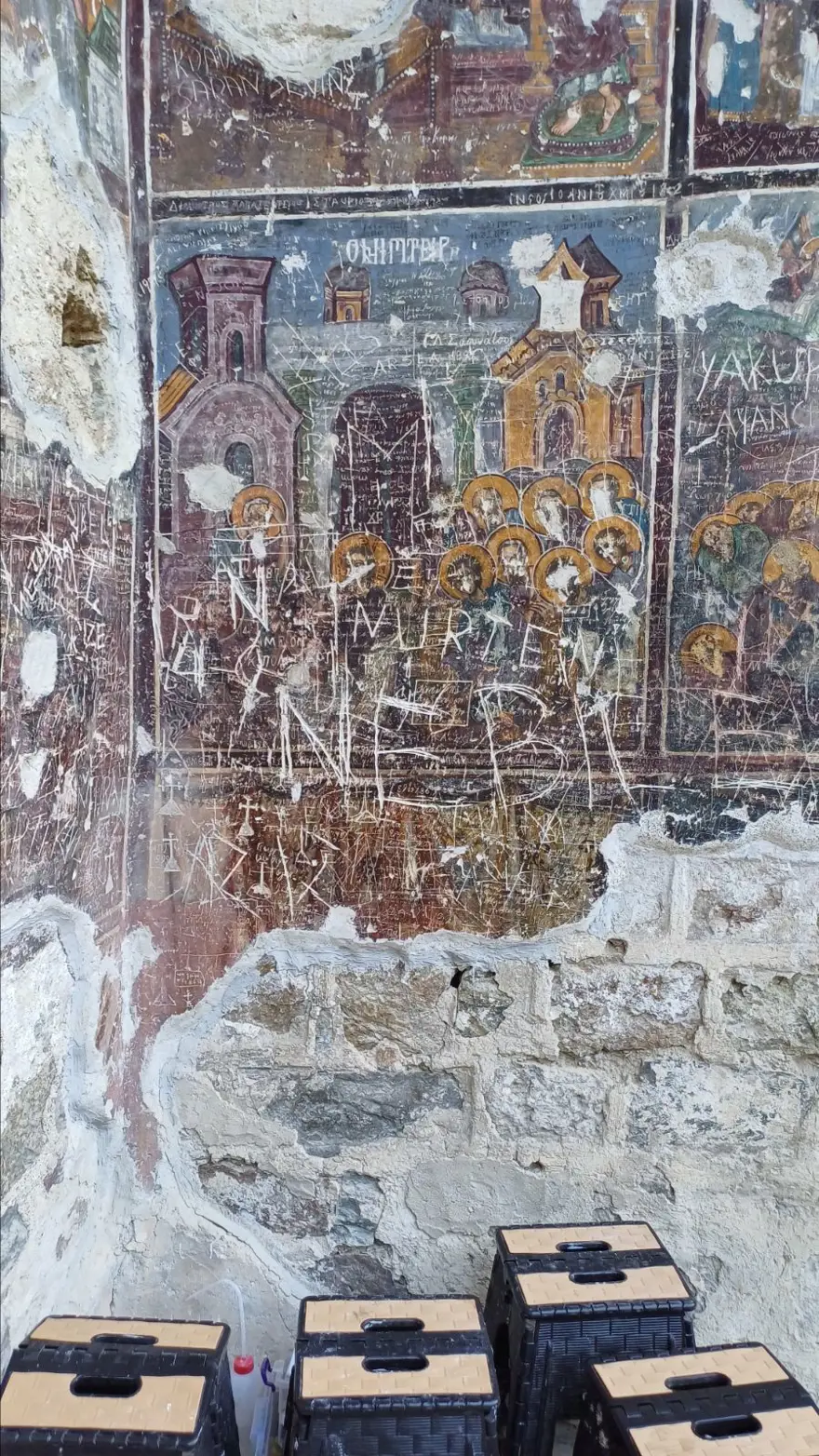Sümela Manastırı'nın freskleri restorasyonla gün yüzüne çıkarılıyor 6