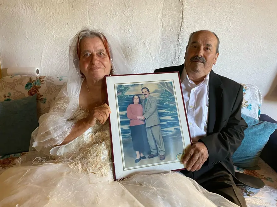 Gelin görünce iç çekiyordu: Hayali 56 yıl sonra gerçek oldu 3