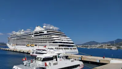 Sezon açıldı, Bodrum'a kruvaziyerler gelmeye başladı