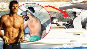 Kıvanç Tatlıtuğ tatilde (Karın kaslarından iz yok)