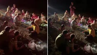 Yangın savaşçılarından duygulandıran dua