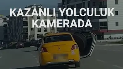 Taksiye sığmayan kazan böyle taşındı