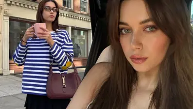 Afra Saraçoğlu uçaktan paylaştı: Yüz maskesiyle poz verdi