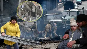 Rusya'nın saldırısının 3. gününde Ukrayna'dan fotoğraflar Rusya'nın saldırısının 3. gününde Ukrayna'dan fotoğraflar