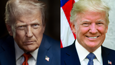 Trump'ın yeni resmi portresi: Sabıka fotoğrafından başkanlık imajına