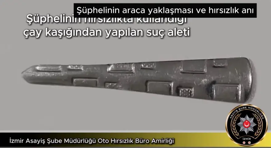 Çay kaşığından özel aparat yapıp otomobilleri çaldı 4