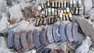 Pençe-Kaplan Operasyonu'nda PKK'ya ait çok sayıda silah ve mühimmat ele geçirildi