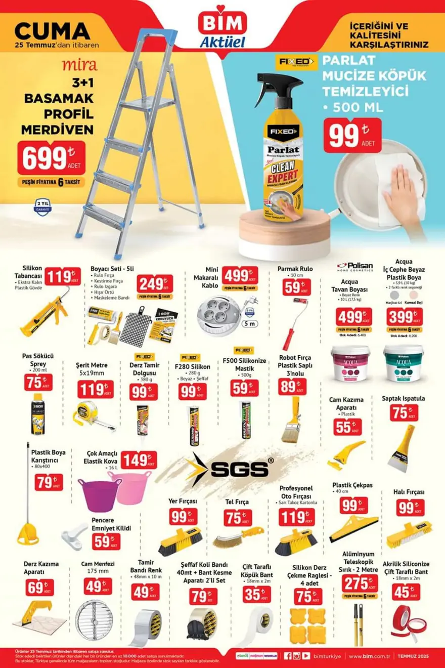 BİM Aktüel Kataloğu 22-25 Temmuz 2025: BİM’de cuma günü valiz çeşitleri, ankastre set, merdiven, çubuk blender ve kulaklık satışa çıkıyor 7