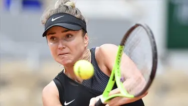 Ukraynalı tenisçi Elina Svitolina, turnuvadan çekilme kararını değiştirdi