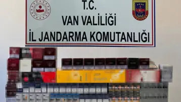 Van'da bin 856 paket kaçak sigara ele geçirildi