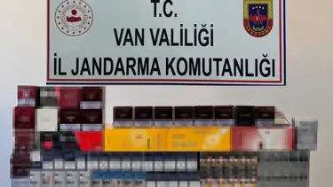 Van'da bin 856 paket kaçak sigara ele geçirildi