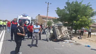 Nevşehir'de otomobil ile motosikletin çarpıştı: Yaralılar var