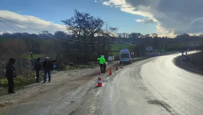 TIR’la çarpışan motosikletlinin acı sonu