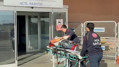 Yüksekten düşen 2 işçi yaralandı