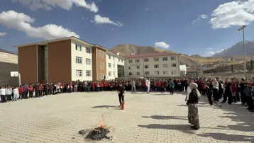 Van'da deprem tatbikatı