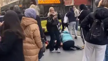 İETT otobüsünün çarptığı kadın hayatını kaybetti