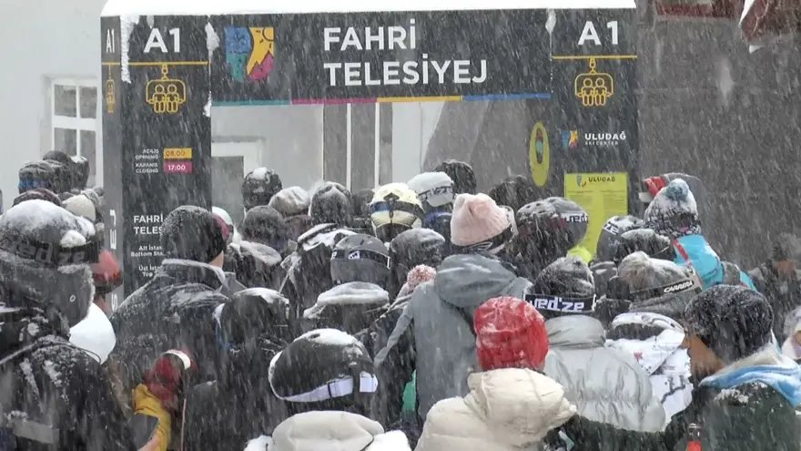 Vize sorunu yaşayan Ruslar Uludağ’a akın etti 2