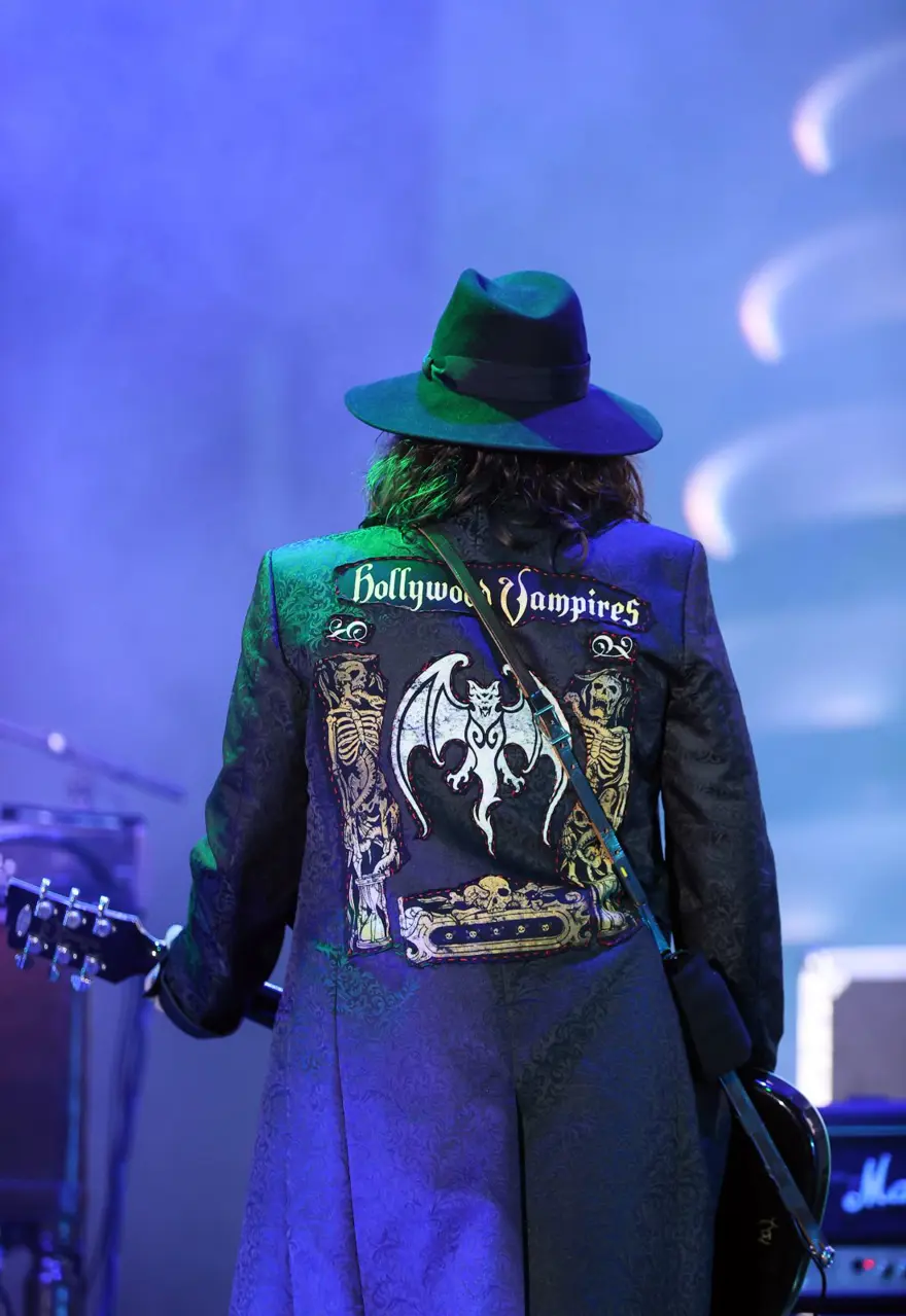 Johnny Depp'li Hollywood Vampires grubu İstanbul'da konser verdi 14