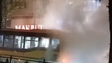 Motor arızalandı: Dumanlar paniğe neden oldu