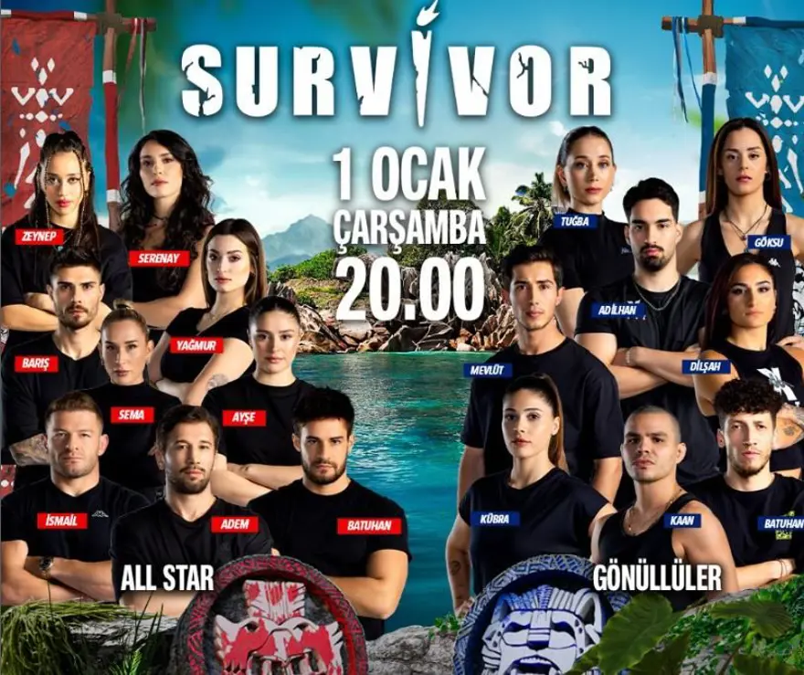 SURVİVOR 2025 ÜNLÜLER KADROSU 2