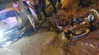 Iğdır'da otomobil ile motosiklet çarpıştı: 2'si ağır 3 yaralı