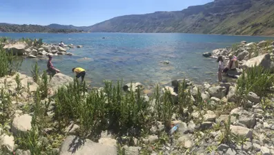 Nemrut Krater Gölü'nde mangal yakan 2 kişiye 5 bin 906 TL idari para cezası