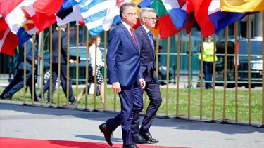 Fuat Oktay İkinci Dünya Savaşı Anma Törenleri'ne katıldı