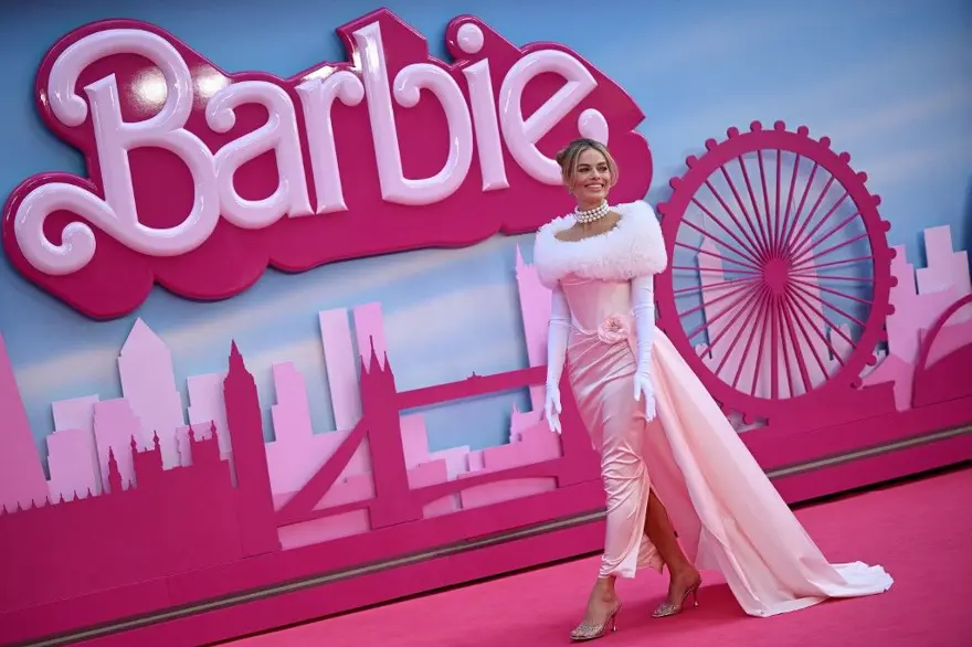 "Barbie" filmine Londra'da gösterişli Avrupa galası 