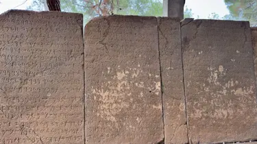 Karatepe Aslantaş Açık Hava Müzesi'ndeki yazıtlarda incelemeler sürüyor