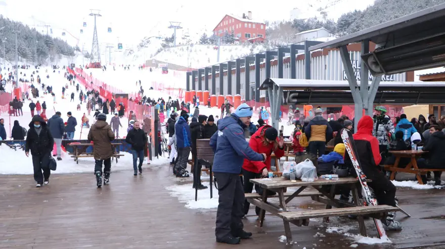 Palandöken'de sömestir tatilinin son günlerinde yoğunluk 1