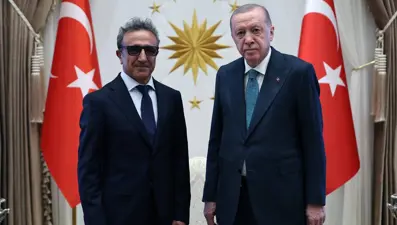 Cumhurbaşkanı Erdoğan, iş insanı Hamdi Ulukaya'yı kabul etti