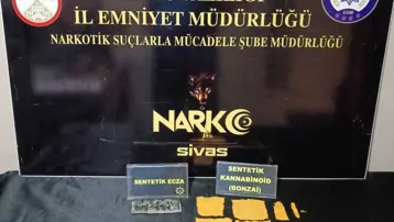 Kağıtlara emdirilmiş sentetik uyuşturucu ele geçirildi