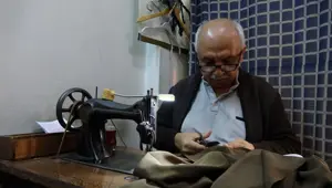 Ustasının emanetiydi: 75 yıllık makineyle işini yapıyor