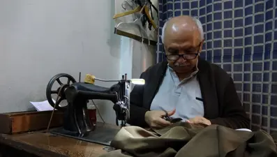 Ustasının emanetiydi: 75 yıllık makineyle işini yapıyor