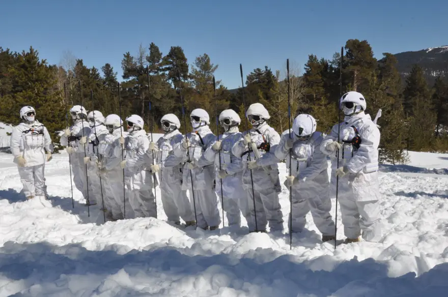 Komandoların 2 bin 200 metre rakımda, eksi 25 derecede zorlueğitimi 3 Komandoların 2 bin 200 metre rakımda, eksi 25 derecede zorlueğitimi 3
