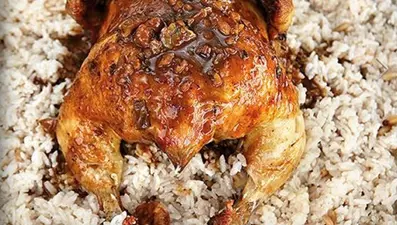 Fırında tavuk ve iç pilav tarifi ve gerekli malzemeler (Simfer'le Bayram Hazırlıkları)