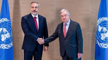 Bakan Fidan, BM Genel Sekreteri Guterres ile görüştü