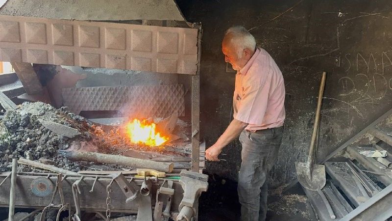Son kuşak demirci: 50 yıldır mesleğini sürdürüyor