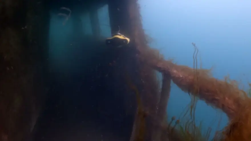 'Hayalet gemi' su altından görüntülendi 4