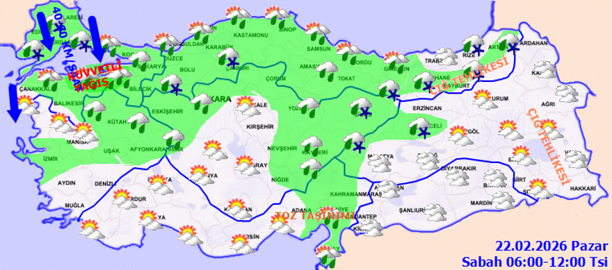 Kış geri geliyor. Hava 9 seviye birden soğuyacak 2