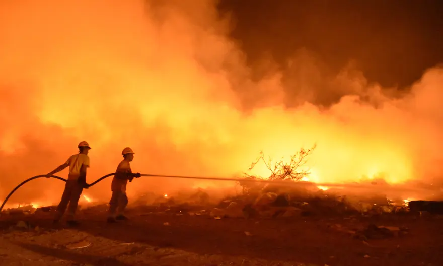 Bodrum’da korkutan yangın 21